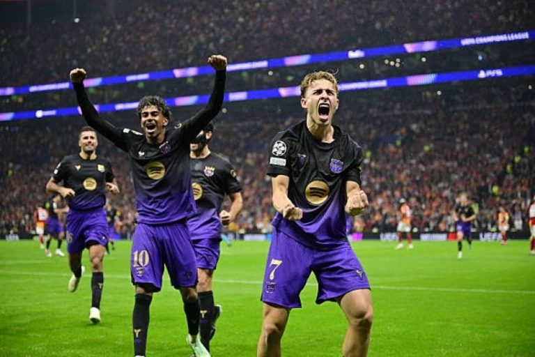 برشلونة يحطم شباك غلطة سراي في دوري أبطال أوروبا